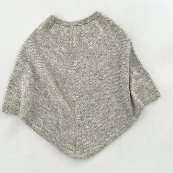 Alpaca Fina Women's Cape Heathered Beige Gray Made in Peru So Soft EUC - Picture 5 of 7